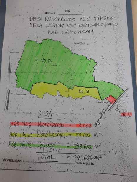 tanah ijin industri raya mantup lopang lamongan