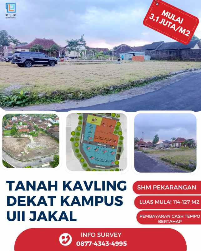 tanah kavling dekat kampus uii jakal