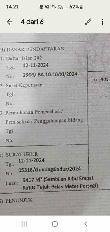 tanah kavling paramount hill golf