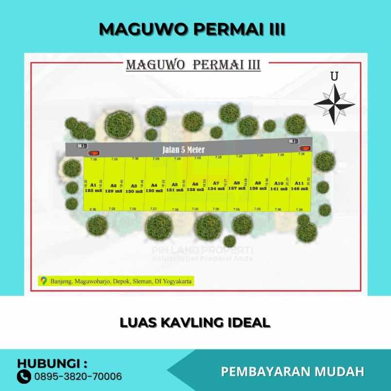 tanah murah 4 menit dari stadion maguwoharjo