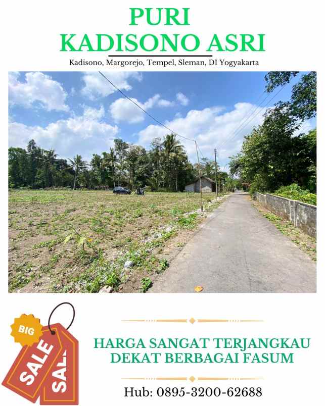 tanah murah di sleman utara 180 jutaan