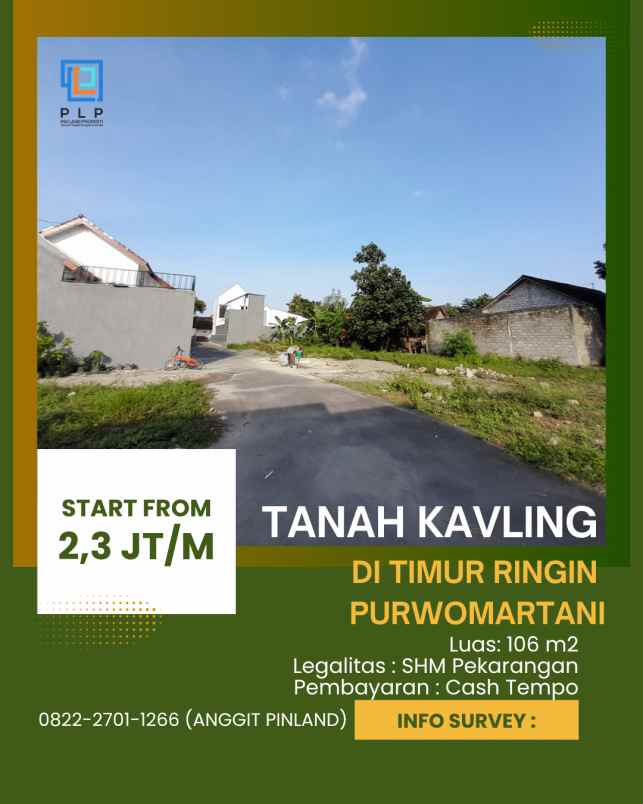 tanah murah di tirtomartani kalasan sleman