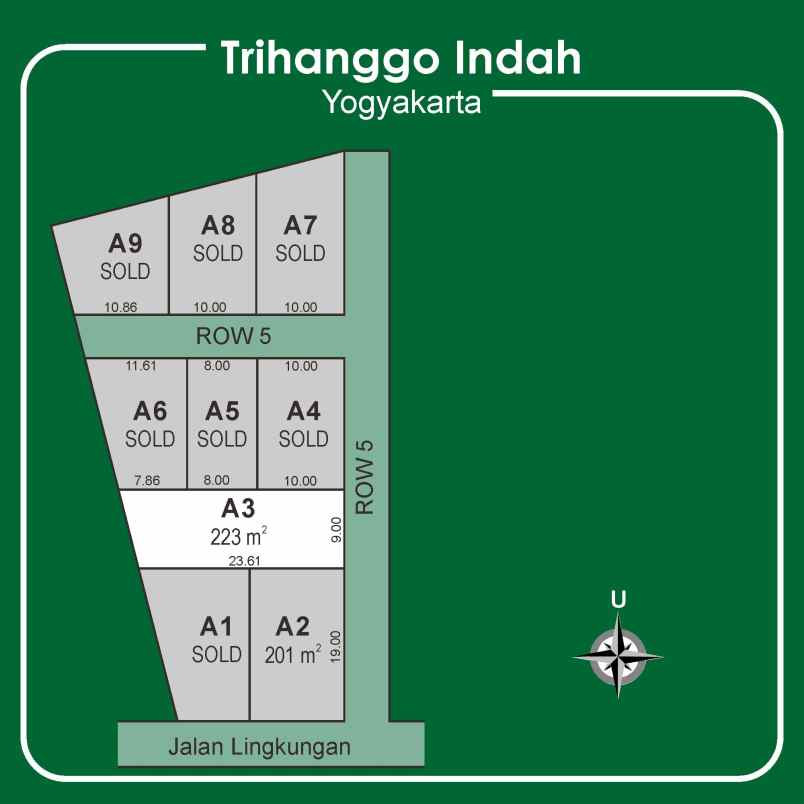 tanah murah jogja dekat ske lahan siap bangun