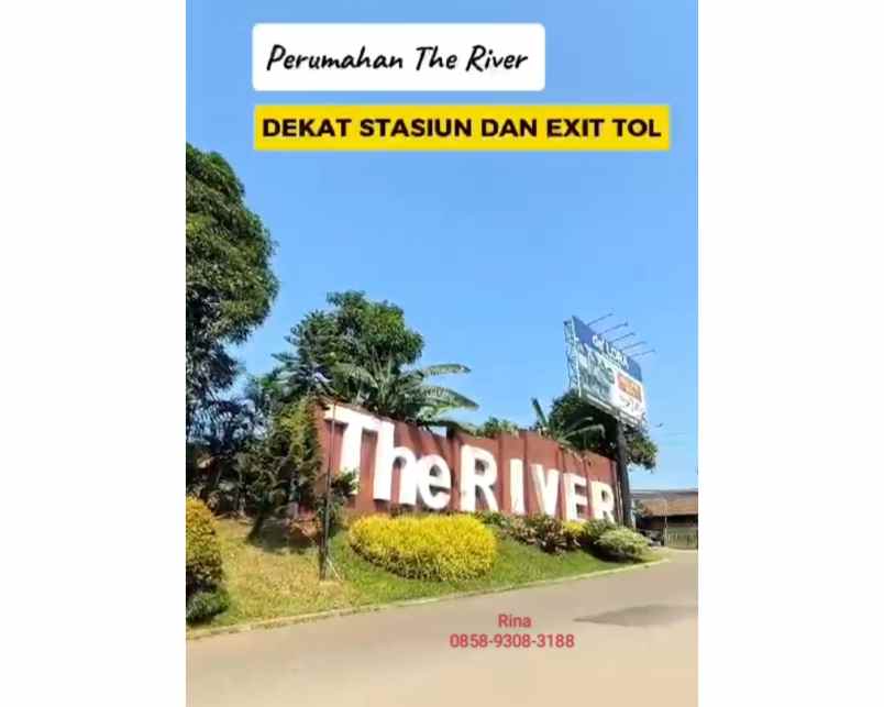 the river rumah ready stock free ppn dekat stasiun