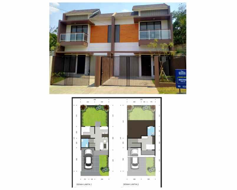 the river rumah ready stock free ppn dekat stasiun