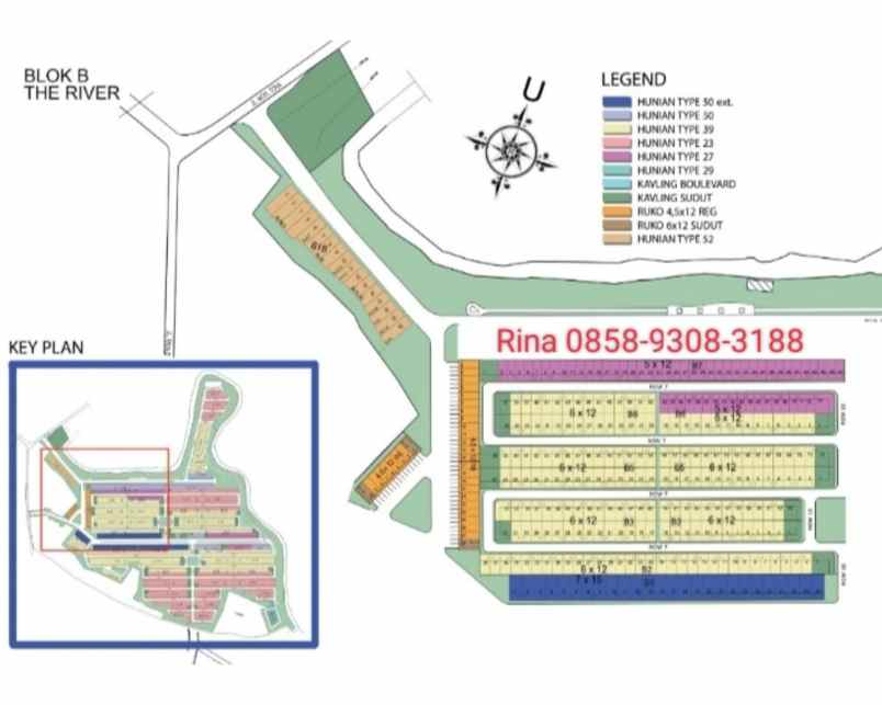 the river rumah ready stock free ppn dekat stasiun