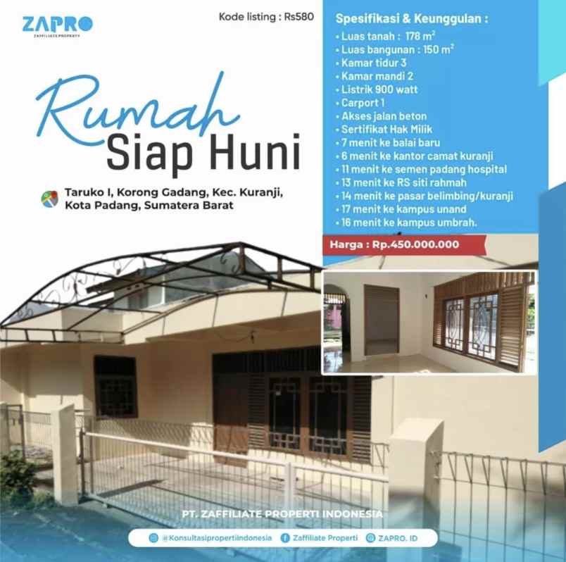 unit rumah siap huni