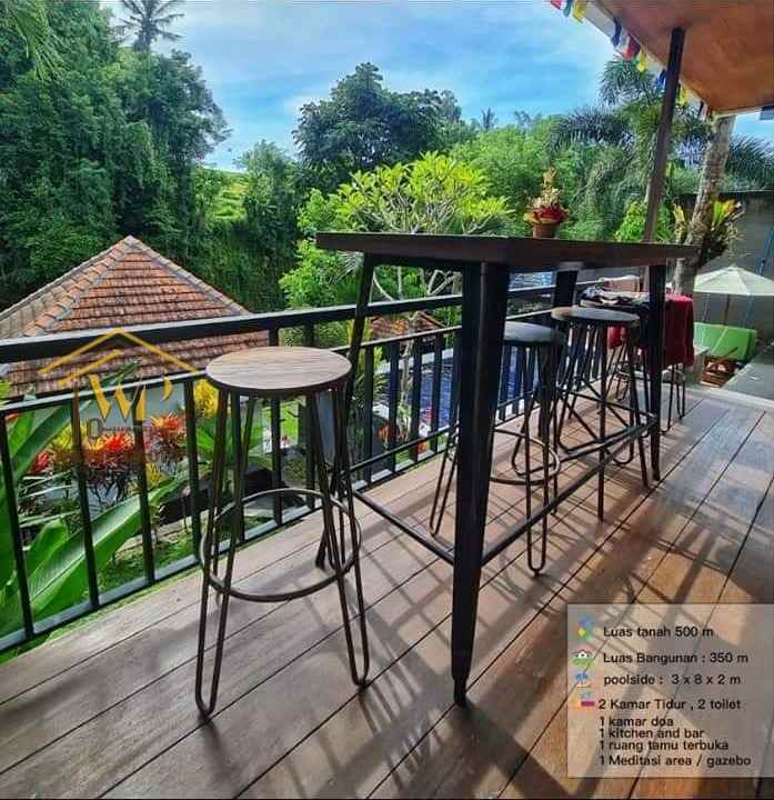 villa private tabanan dekat view pesawahan cantik