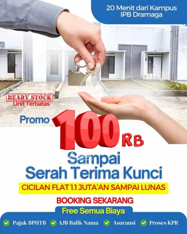 cuma 100 ribu bisa langsung pindah ke rumah subsidi rn