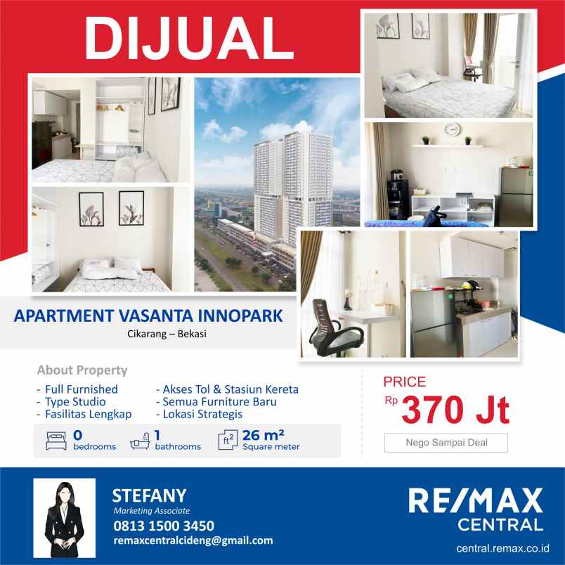 dijual apartemen cikarang barat bekasi