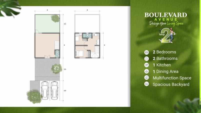 dijual boulevard avenue lokasi strategis bisa dicicil