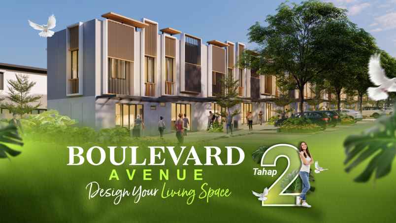 dijual boulevard avenue lokasi strategis bisa dicicil