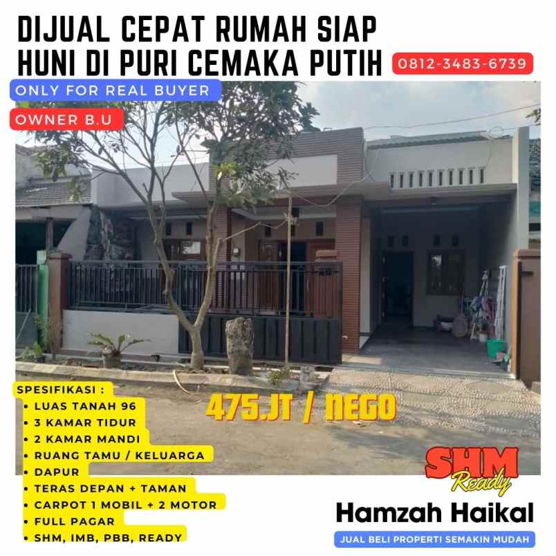 dijual cepat rumah siap huni di kota malang