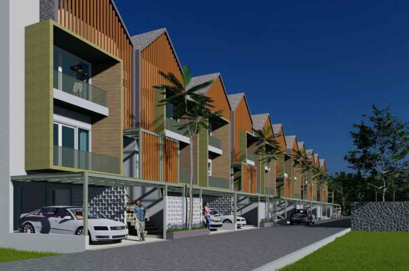dijual hunian townhouse modern di timur dago