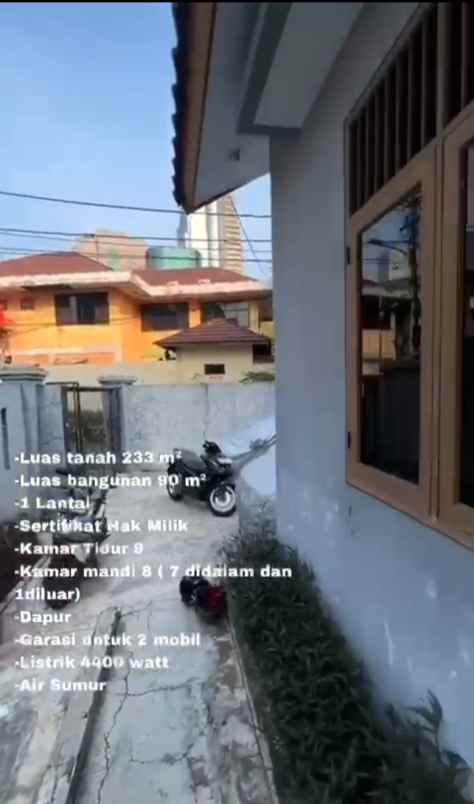 dijual kost jalan kebon kacang 3