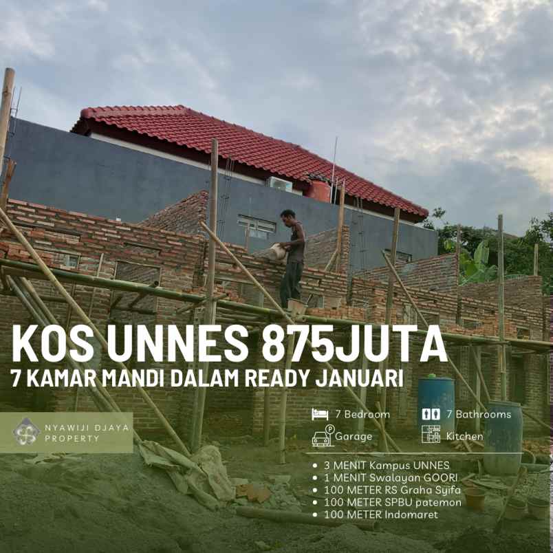 dijual kost unnes patemon