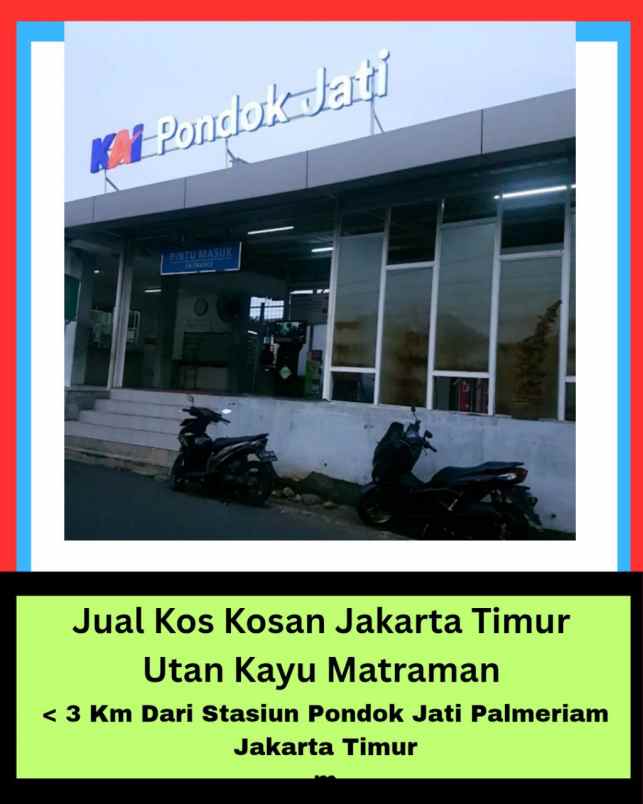 dijual kost utan kayu