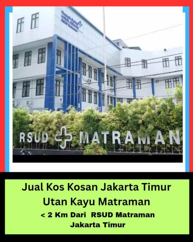 dijual kost utan kayu