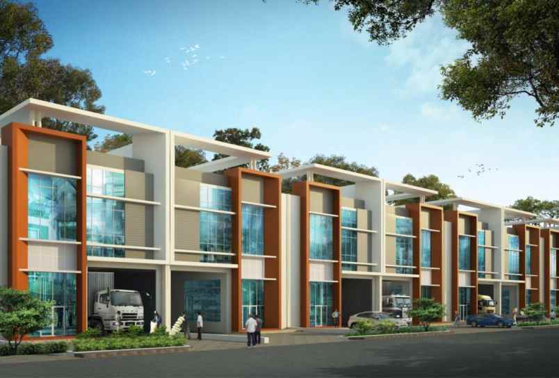 dijual ruko gudang kantor akr grand estate marina