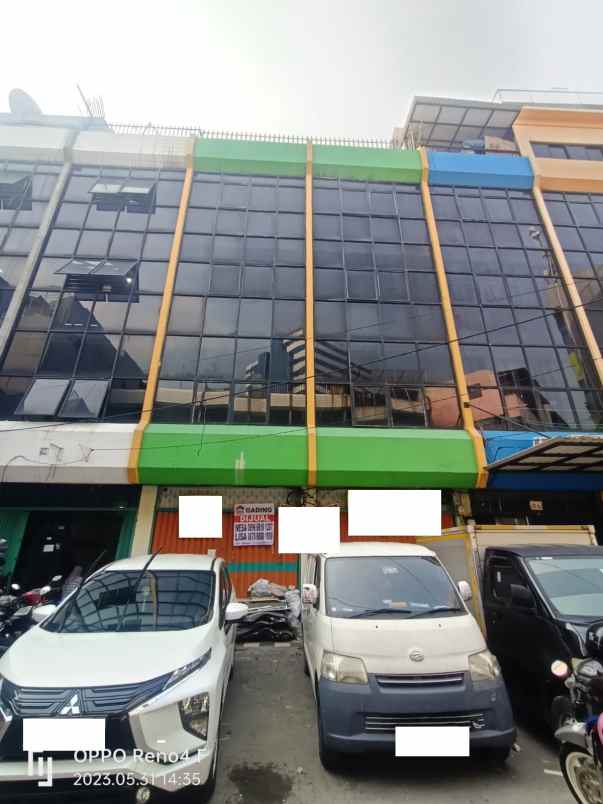 dijual ruko gudang kantor jl gunung sahari