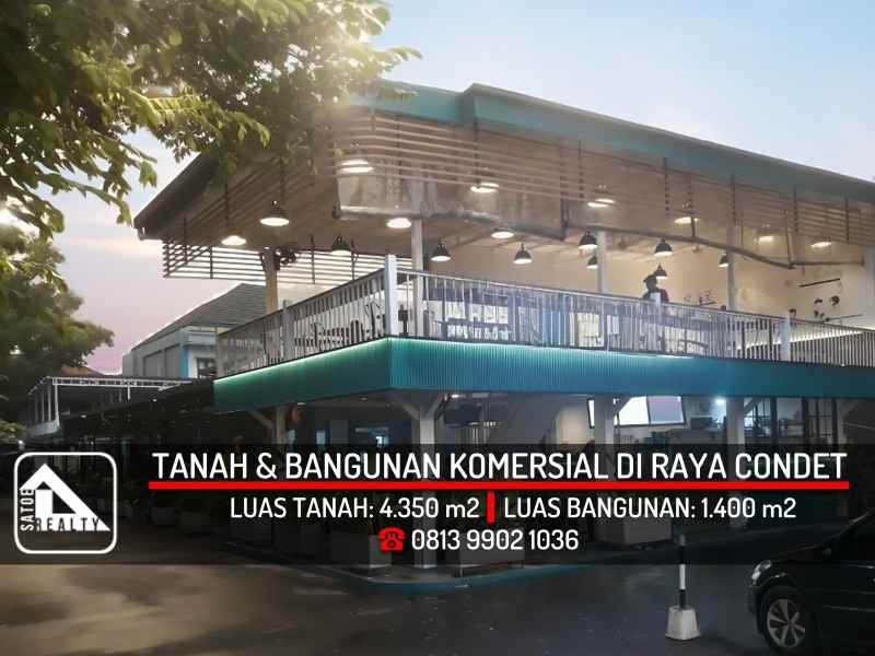 dijual ruko gudang kantor jl raya condet kramat jati