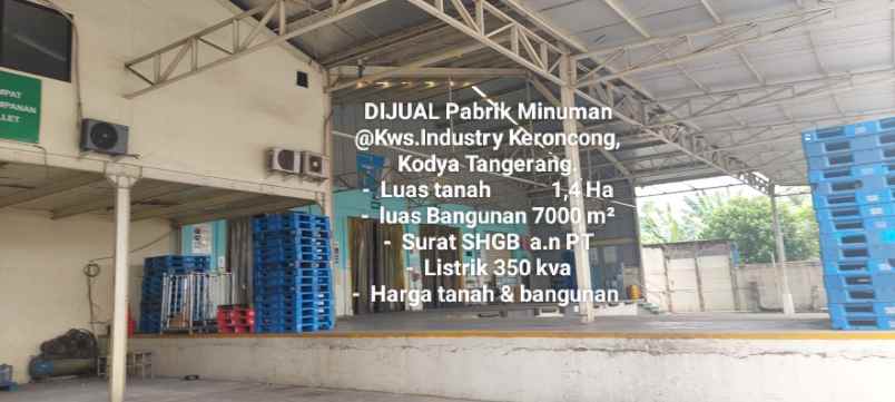 dijual ruko gudang kantor kawasan industri keroncong