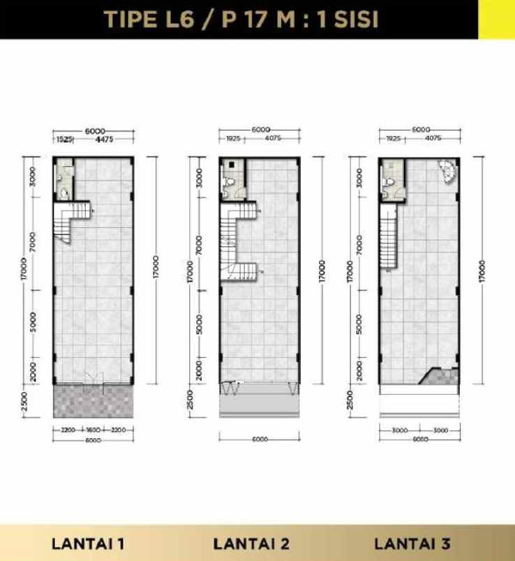 dijual ruko gudang kantor new east jgc jakarta