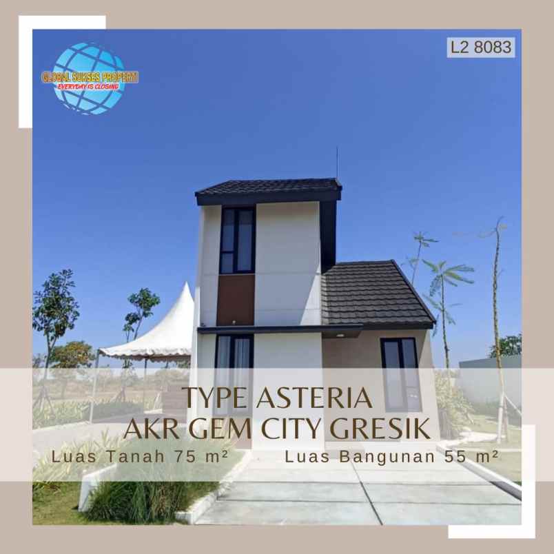 dijual rumah akr gem city