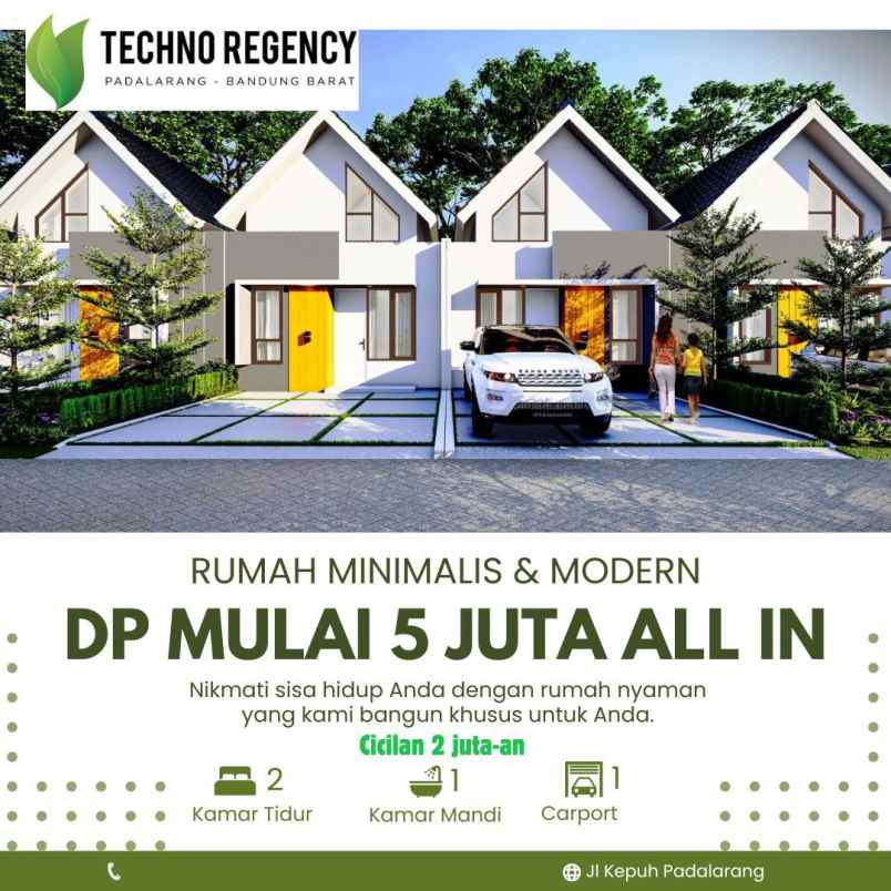 dijual rumah baru minimalis di bandung barat