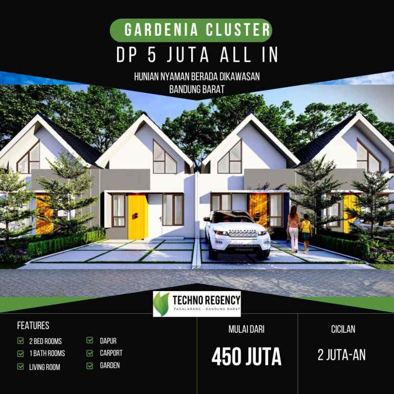 dijual rumah baru minimalis di bandung barat