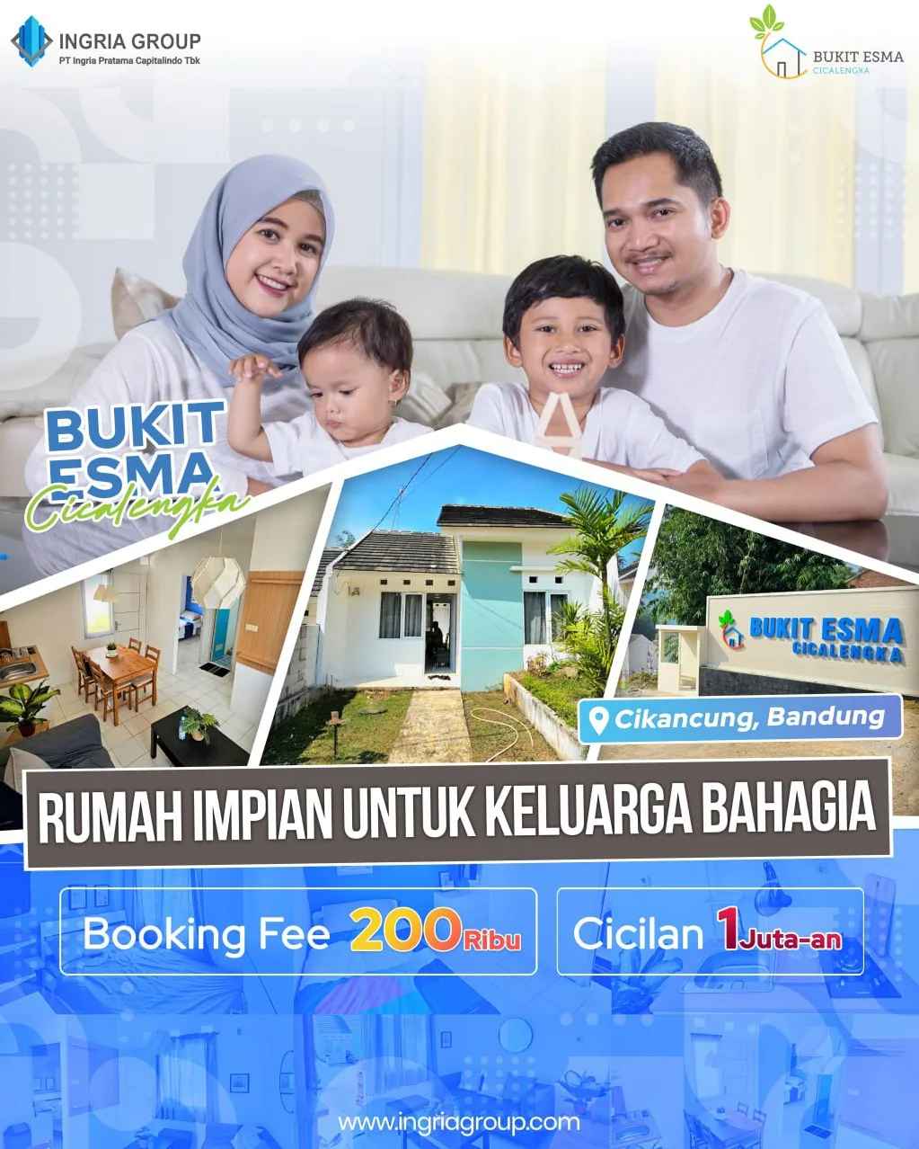 dijual rumah bukit esma cicalengka