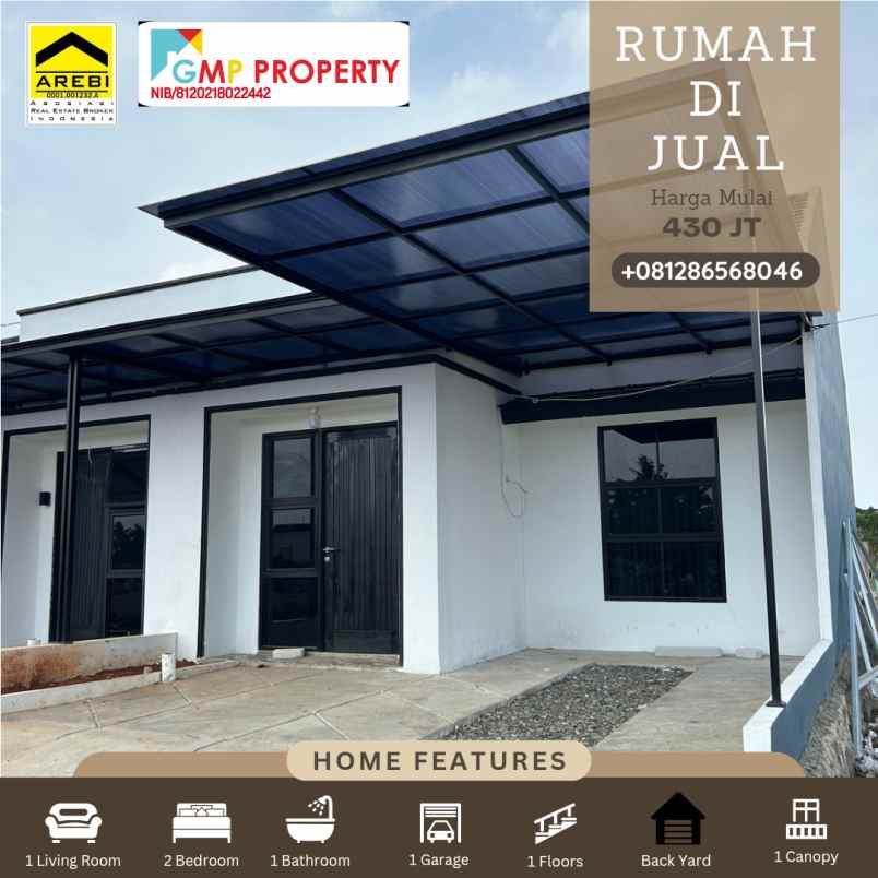 dijual rumah buni bakti