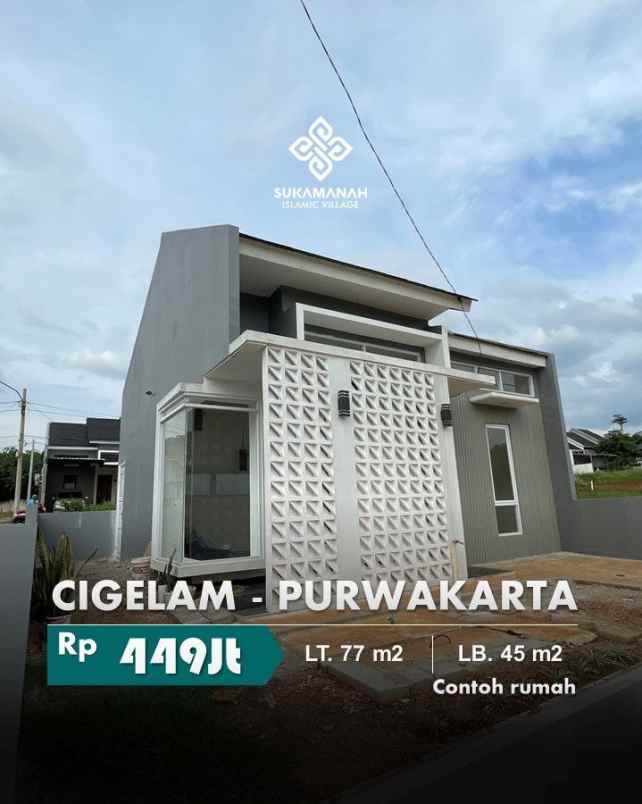 dijual rumah cigelam