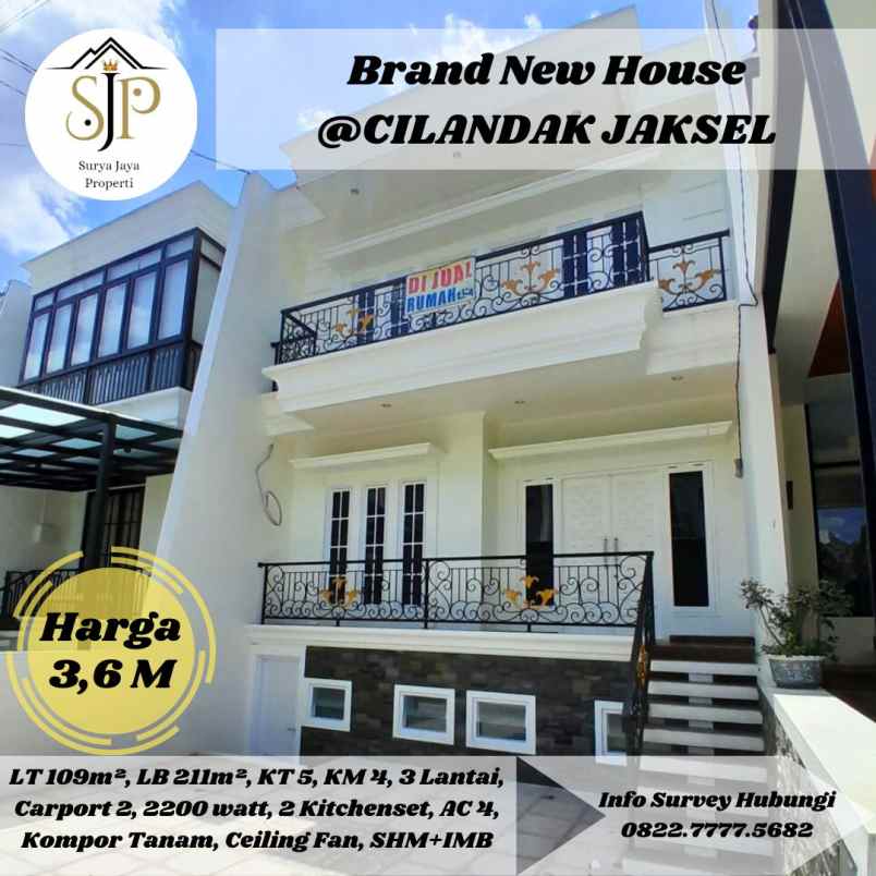 dijual rumah cilandak jakarta selatan