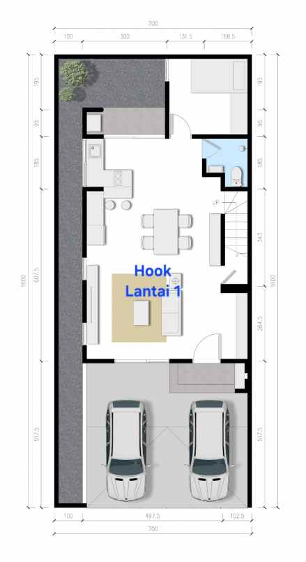 dijual rumah citra 2 ext