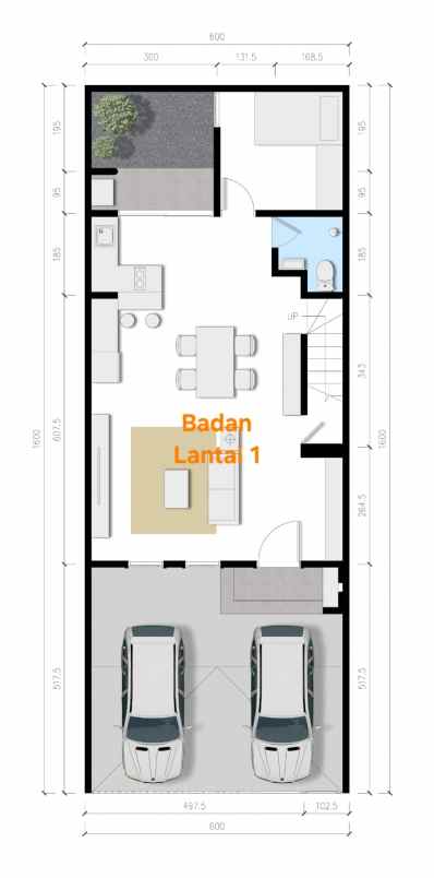 dijual rumah citra 2 ext