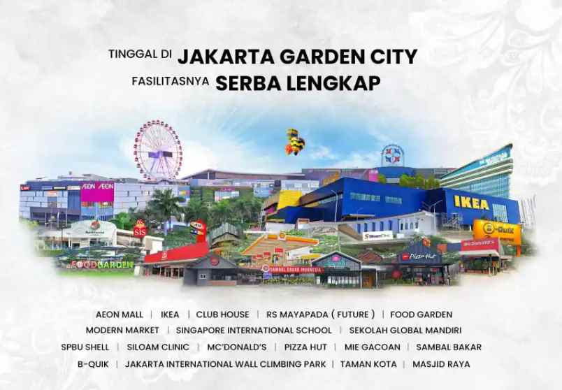 dijual rumah cluster mahakam jgc