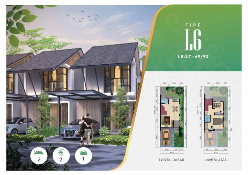dijual rumah cluster mahakam jgc