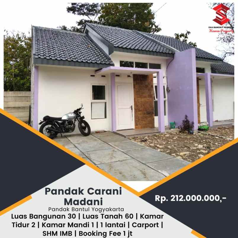 dijual rumah depok gilangharjo bantul