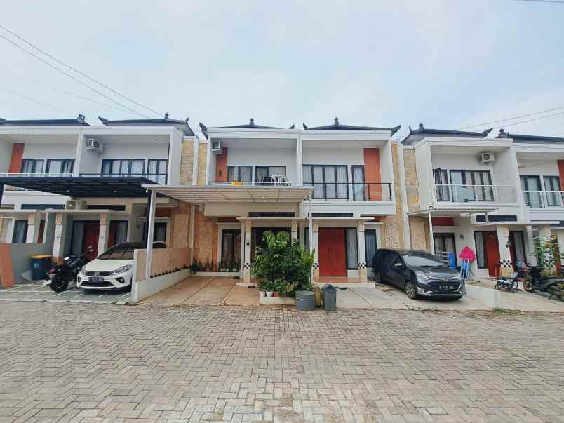 dijual rumah design bali tanpa dp di sawangan depok