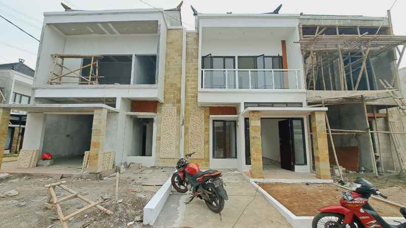 dijual rumah design bali tanpa dp di sawangan depok