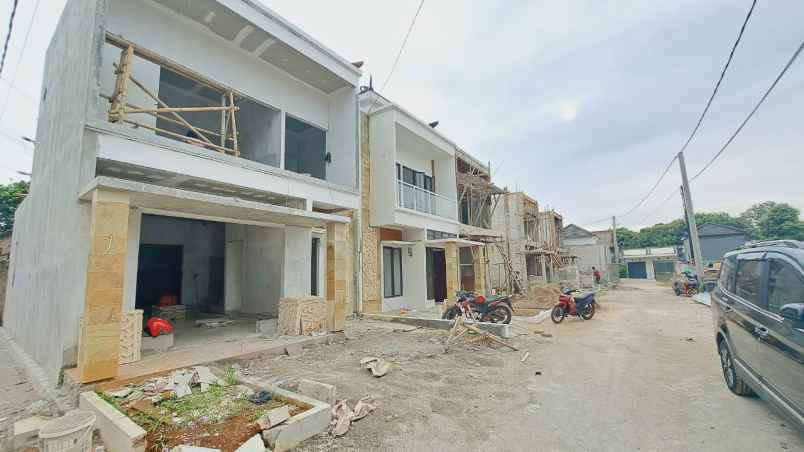 dijual rumah design bali tanpa dp di sawangan depok