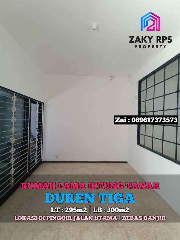 dijual rumah duren tiga