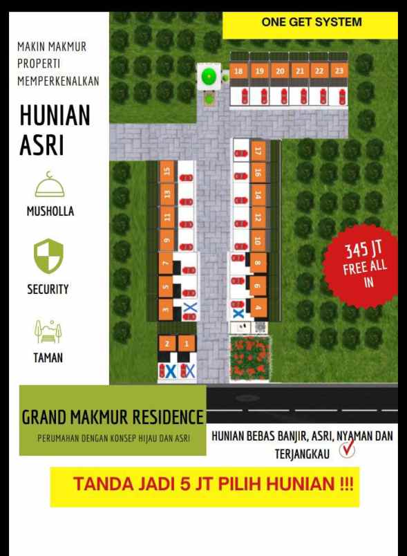 dijual rumah grand makmur recidence