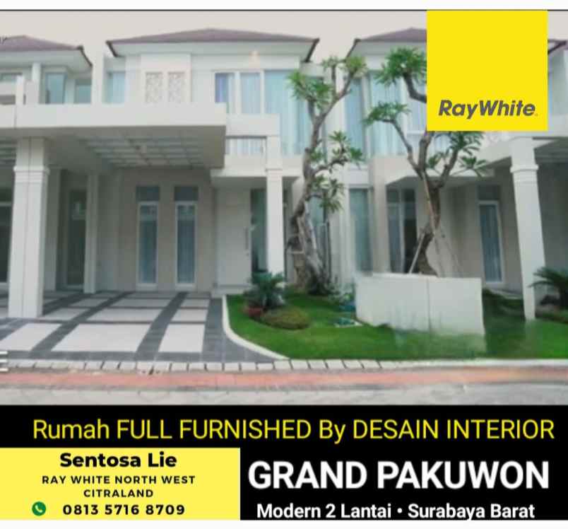 dijual rumah grand pakuwon