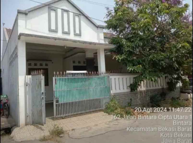 dijual rumah griya bintara indah bekasi