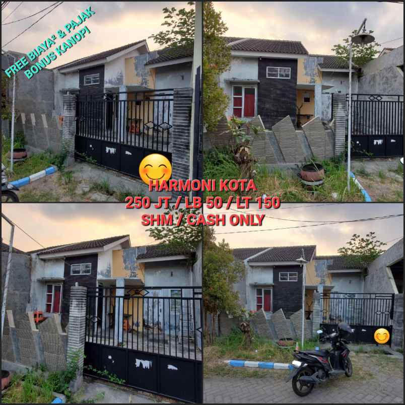 dijual rumah harmoni kota