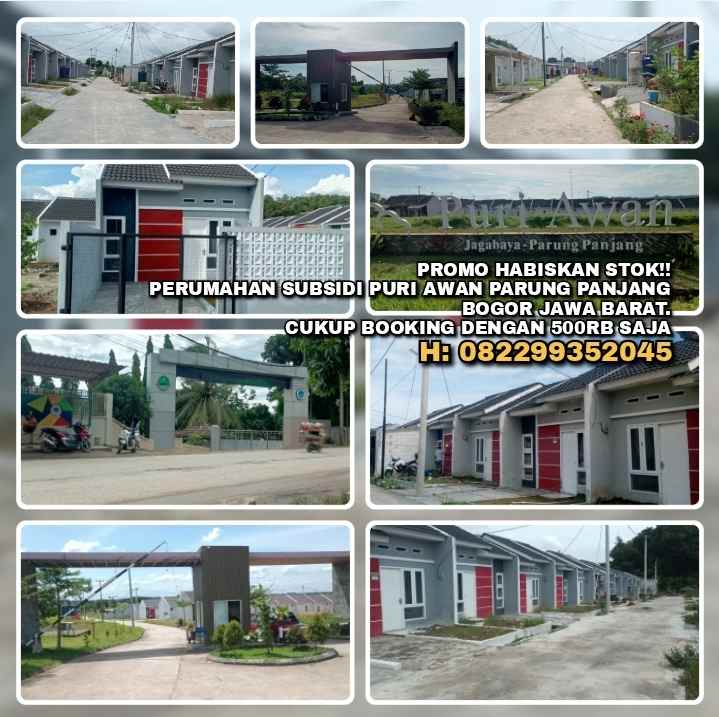 dijual rumah jagabaya parung panjang bogor