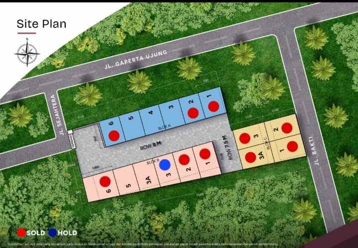 dijual rumah jalan bakti gaperta ujung