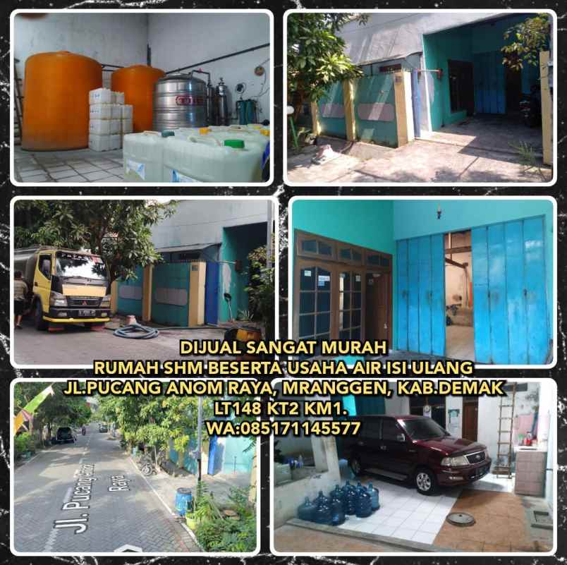 dijual rumah jalan pucang anom raya